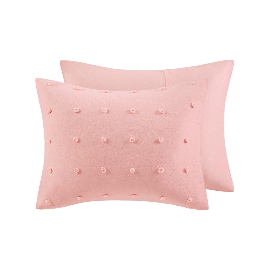 Parure de couette Ensley en coton jacquard à pompons par Intelligent Design Kids