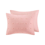 Parure de couette Ensley en coton jacquard à pompons par Intelligent Design Kids