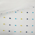 Parure de couette Ensley en coton jacquard à pompons par Intelligent Design Kids