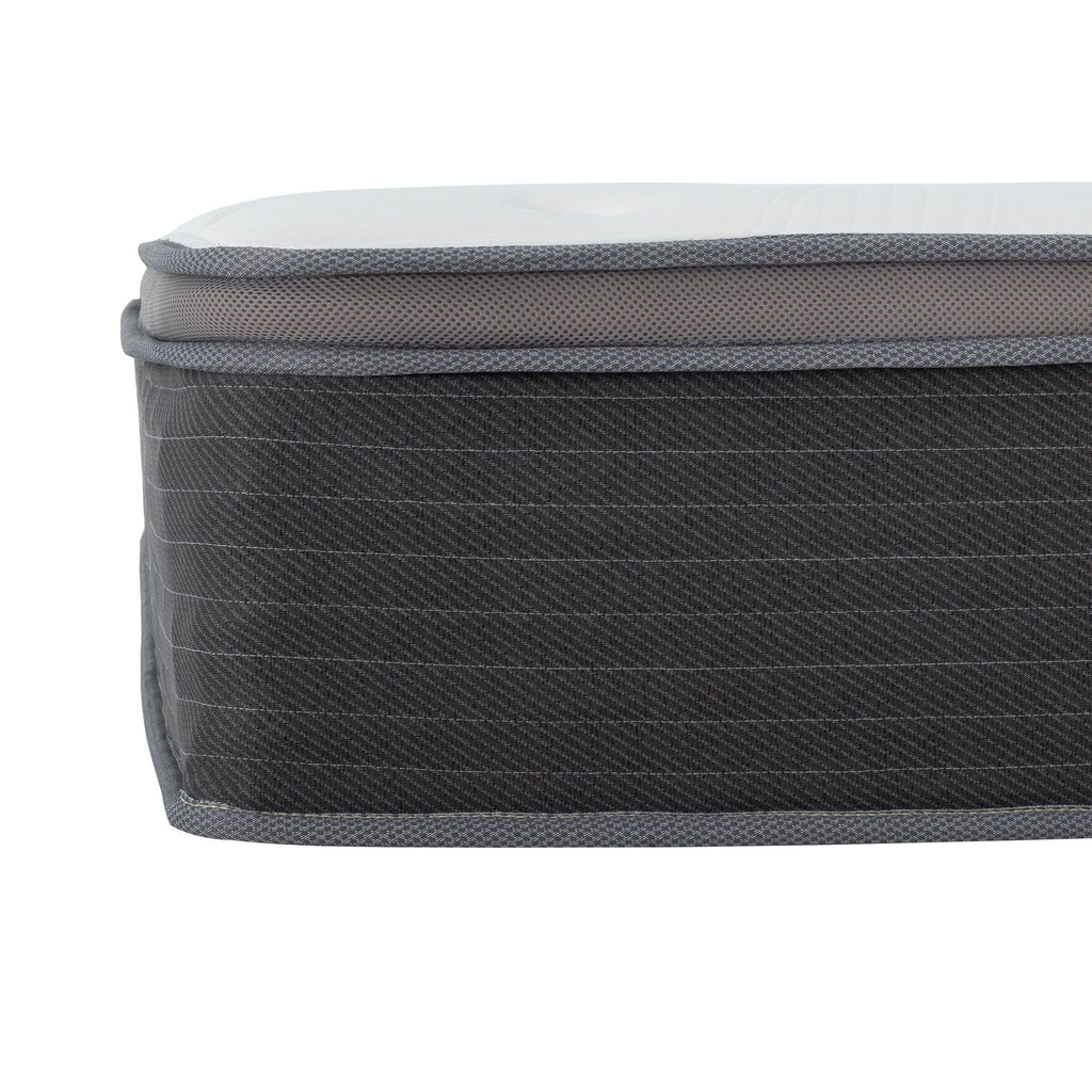 Matelas hybride Equilibria 12 po en mousse à mémoire de forme et ressorts ensachés, à plateau-coussin Euro, dans une boîte