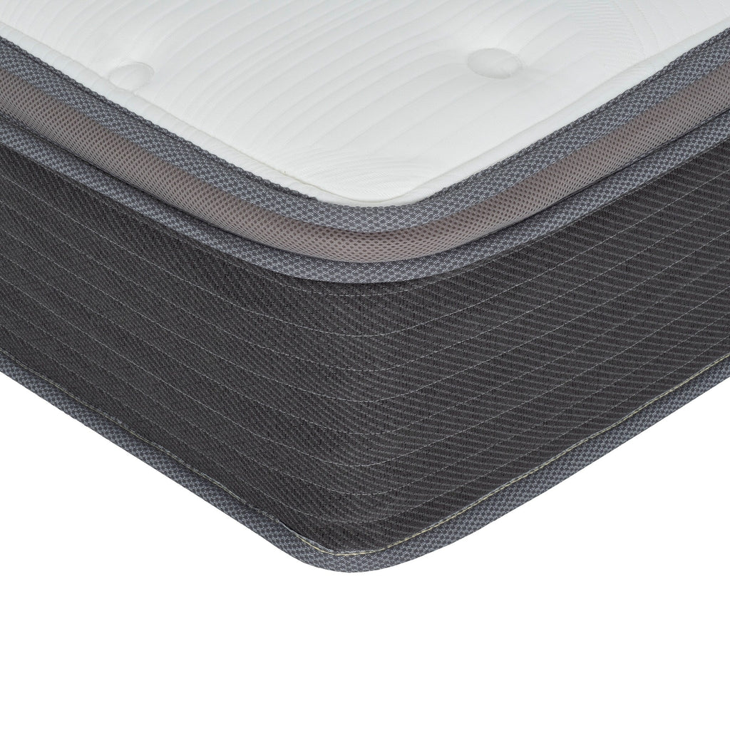 Matelas hybride Equilibria 12 po en mousse à mémoire de forme et ressorts ensachés, à plateau-coussin Euro, dans une boîte