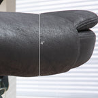 Fauteuil de bureau ergonomique chauffant et massant, inclinable, dossier haut, avec vibrations à 6 points et hauteur réglable