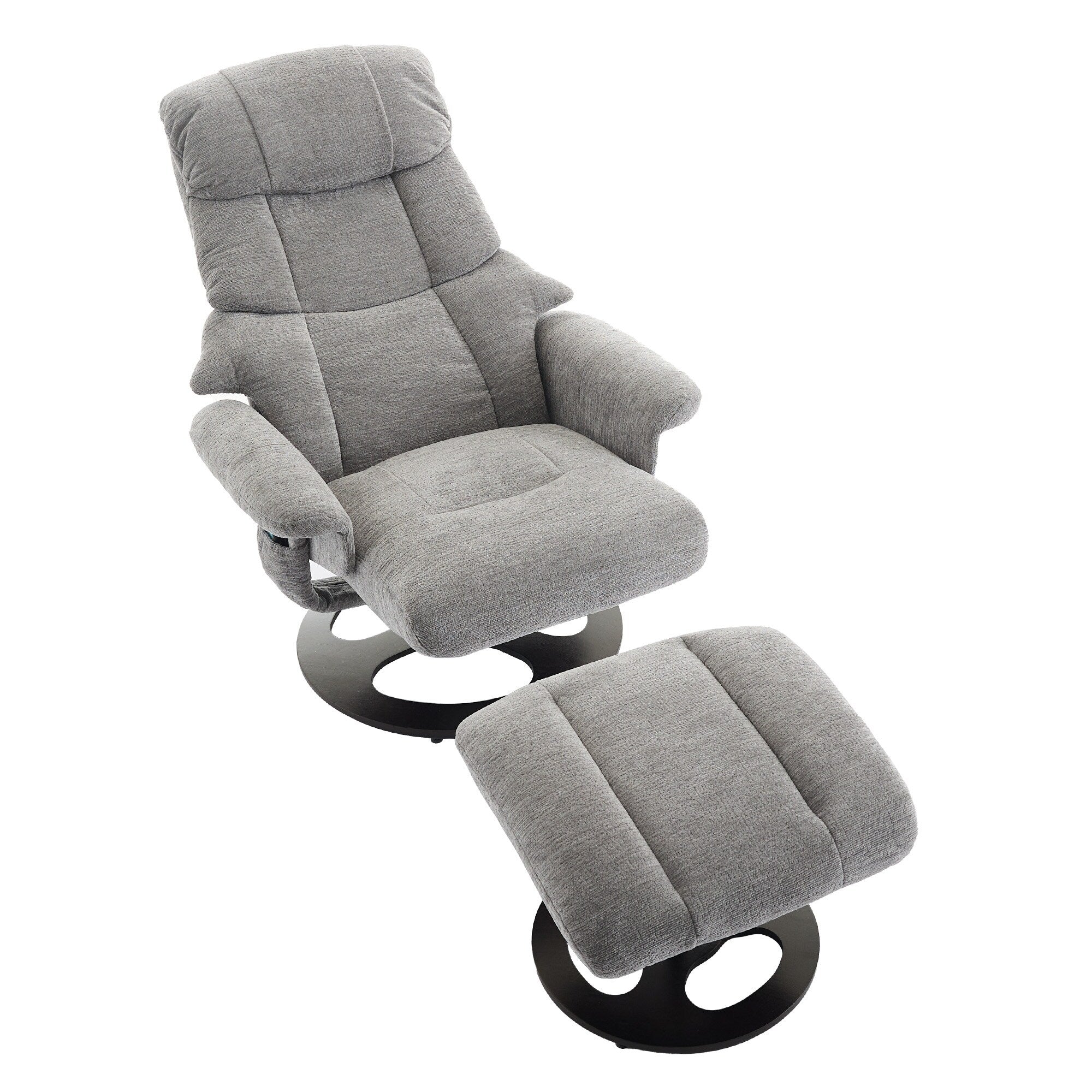 Fauteuil inclinable ergonomique avec pouf