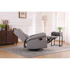 Fauteuil inclinable pivotant ergonomique avec port USB-C et coussin lombaire