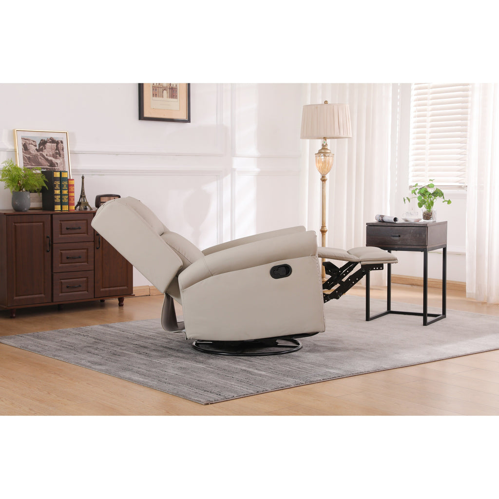 Fauteuil inclinable pivotant ergonomique avec port USB-C et coussin lombaire