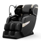 Fauteuil de massage ergonomique à gravité zéro avec airbag, chauffage et Bluetooth, repose-pieds réglable