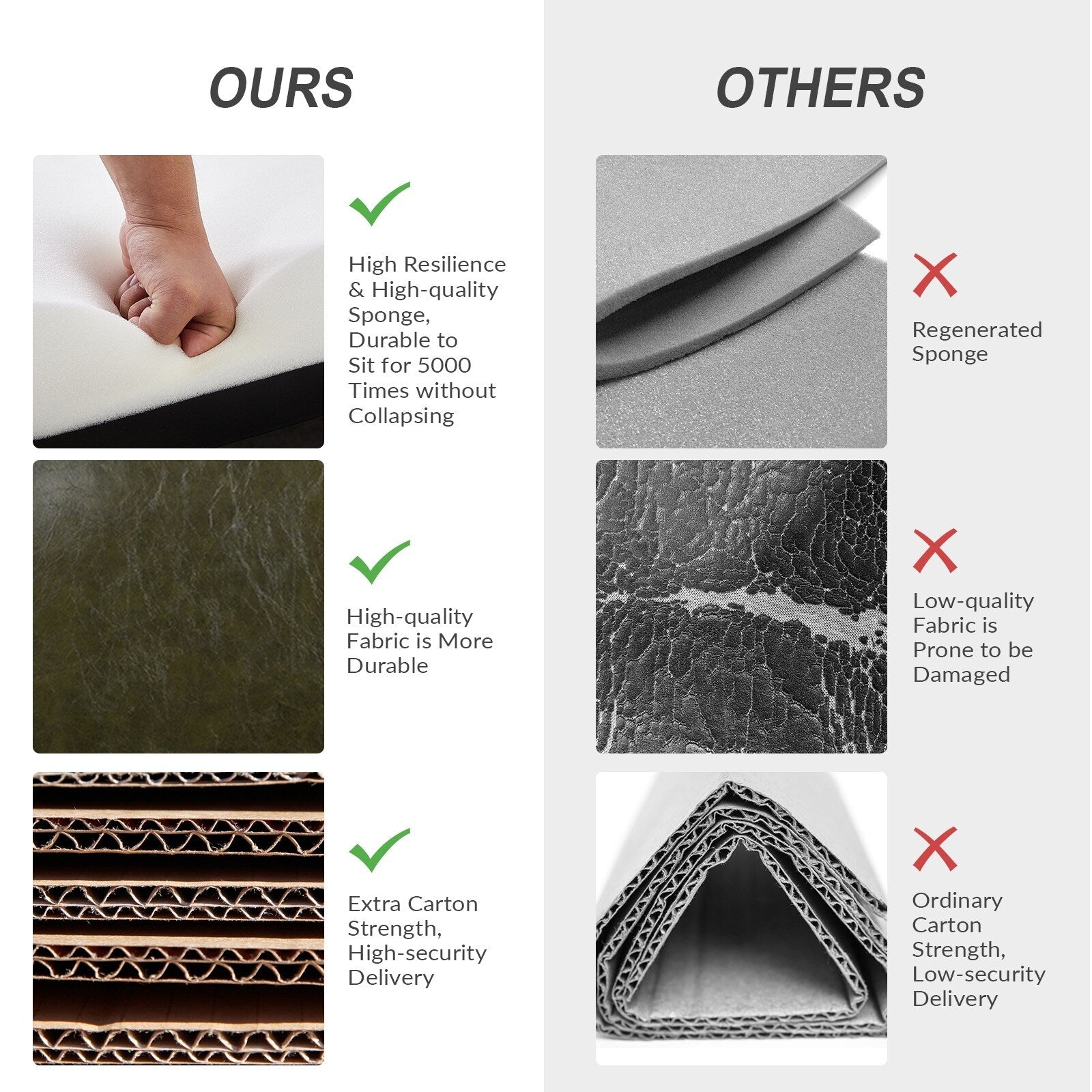 Fauteuil inclinable pivotant manuel Esteban en similicuir moderne avec dossier à oreilles, lot de 2