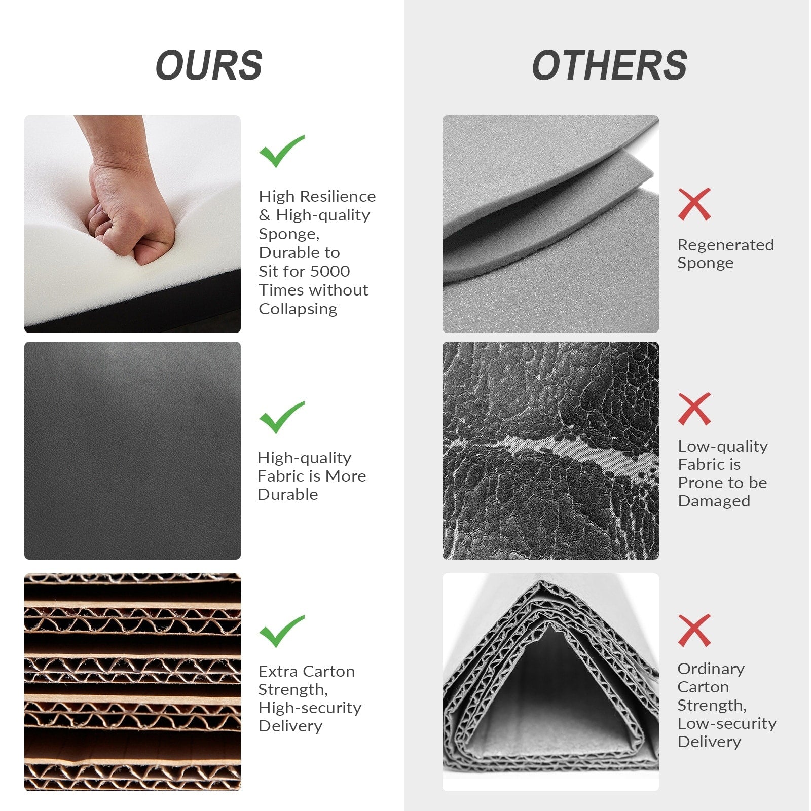 Fauteuil inclinable pivotant manuel Esteban en similicuir moderne avec dossier à oreilles, lot de 2