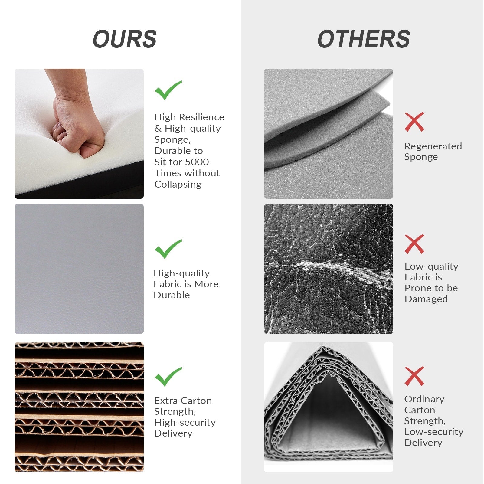 Fauteuil inclinable pivotant manuel Esteban en similicuir moderne avec dossier à oreilles, lot de 2