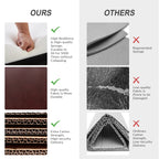 Fauteuil inclinable pivotant manuel en similicuir moderne Esteban avec dossier à oreilles