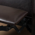 Fauteuil inclinable capitonné en cuir reconstitué Ethan par Christopher Knight Home