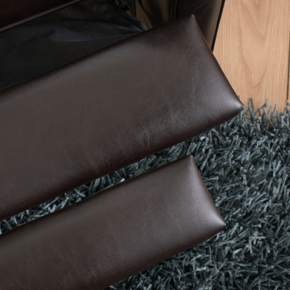Fauteuil inclinable capitonné en cuir reconstitué Ethan par Christopher Knight Home