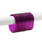 Anneaux de rideau de douche Evidco avec crochets en plastique (lot de 12)