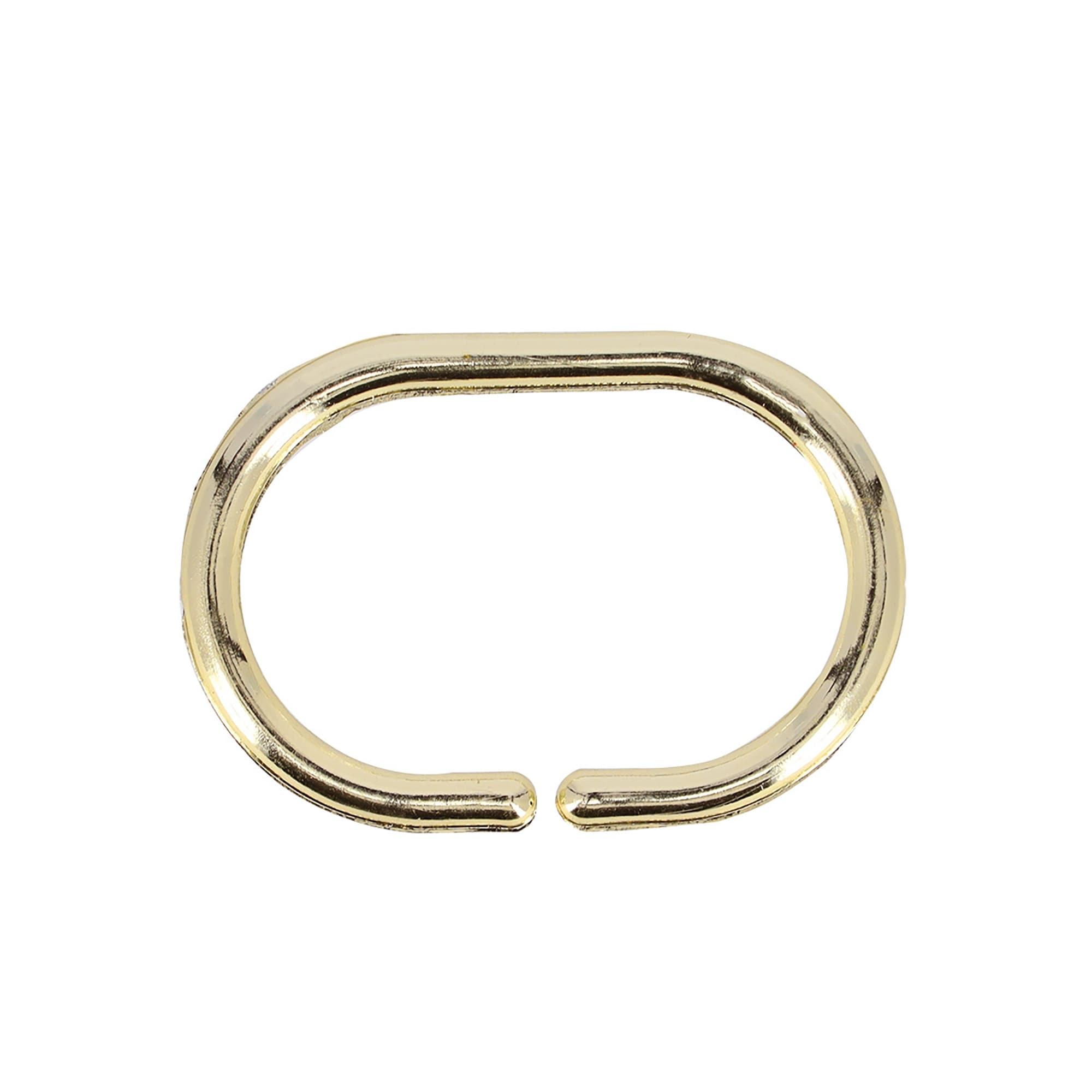 Anneaux de rideau de douche Evidco avec crochets en plastique (lot de 12)