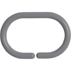 Anneaux de rideau de douche Evidco avec crochets en plastique (lot de 12)