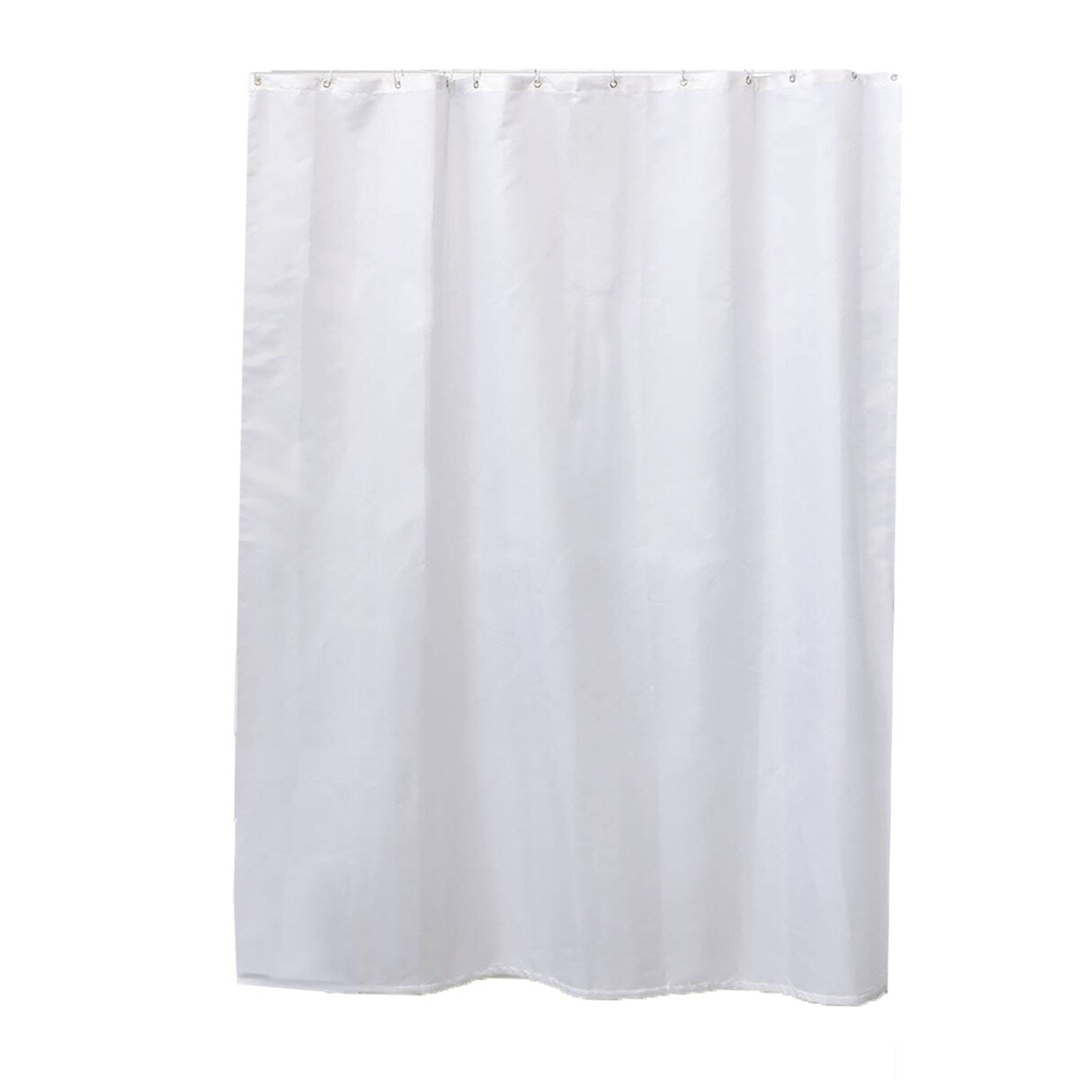 Rideau de douche extra long en polyester, 12 anneaux, 79 L x 71 l