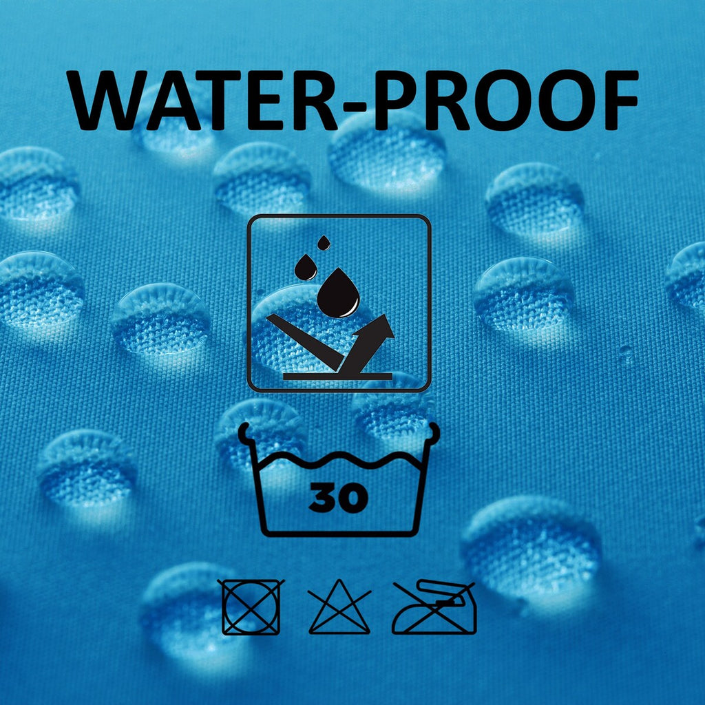 Rideau de douche extra long en polyester, 12 anneaux, 79 L x 71 l