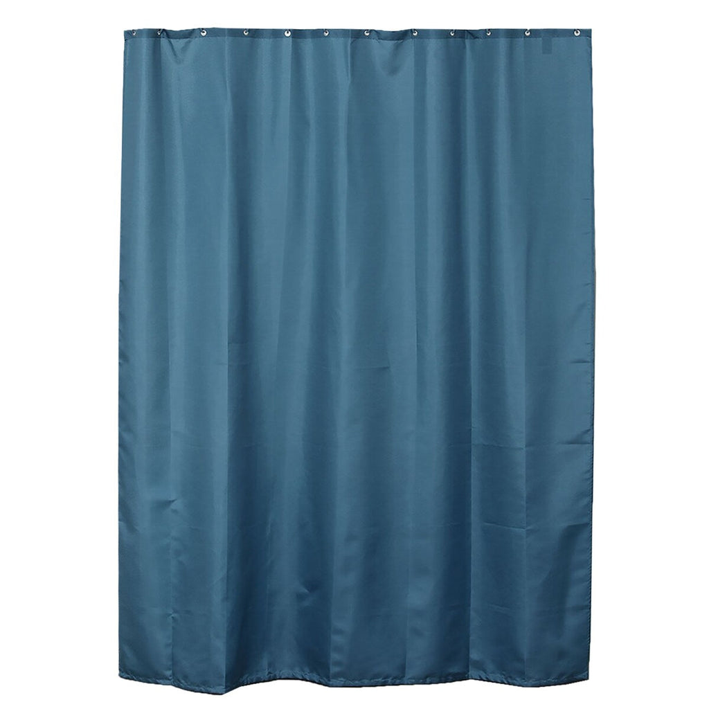 Rideau de douche extra long en polyester, 12 anneaux, 79 L x 71 l