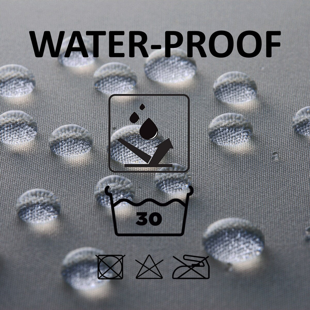 Rideau de douche extra long en polyester, 12 anneaux, 79 L x 71 l