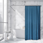 Rideau de douche extra long en polyester, 12 anneaux, 79 L x 71 l