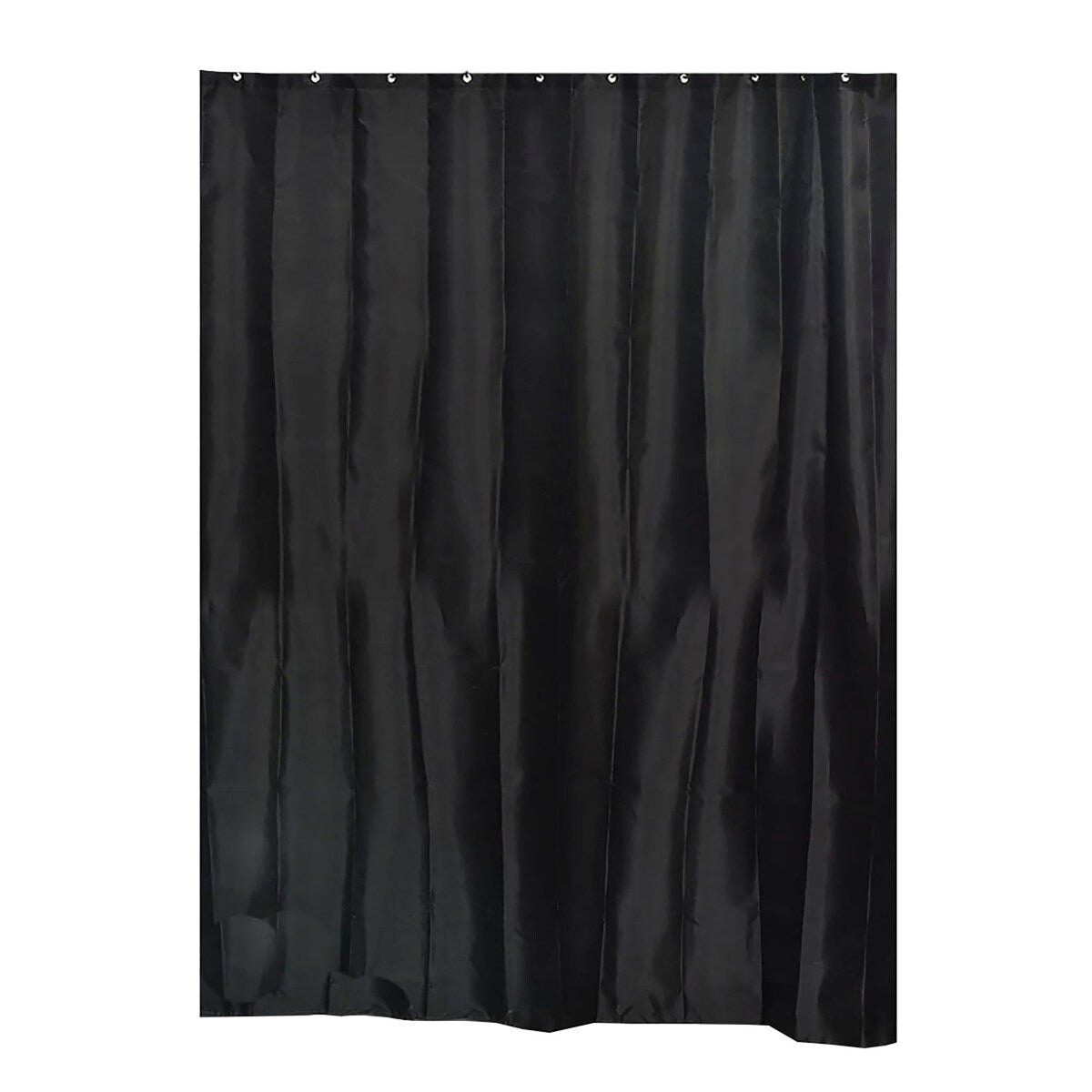 Rideau de douche extra long en polyester, 12 anneaux, 79 L x 71 l