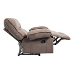 Fauteuil inclinable extra large avec coussin chauffant et massant, revêtement en polaire douce