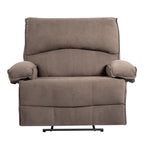 Fauteuil inclinable extra-large avec coussin de massage chauffant et revêtement en polaire moelleux