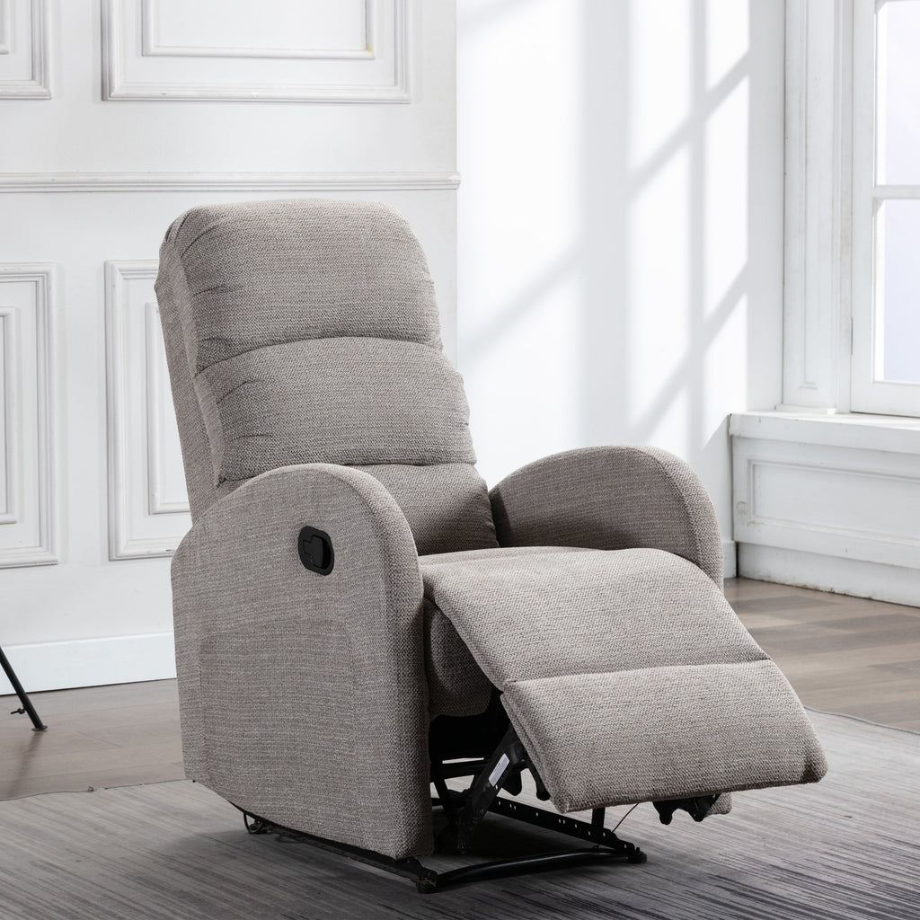 Fauteuil inclinable réglable en tissu pour home cinéma