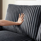 Canapé causeuse en tissu avec accoudoir de rangement et USB