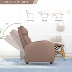Fauteuil inclinable en tissu, fauteuil de massage, fauteuil inclinable réglable, fauteuils inclinables, home cinéma, simple, moderne