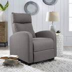 Fauteuil inclinable en tissu, fauteuil de massage, fauteuil inclinable réglable, fauteuils inclinables, home cinéma, simple, moderne