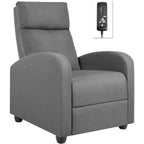 Fauteuil inclinable en tissu, fauteuil de massage, fauteuil inclinable réglable, fauteuils inclinables, home cinéma, simple, moderne