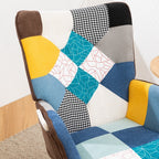 Fauteuil en tissu pour salon studio