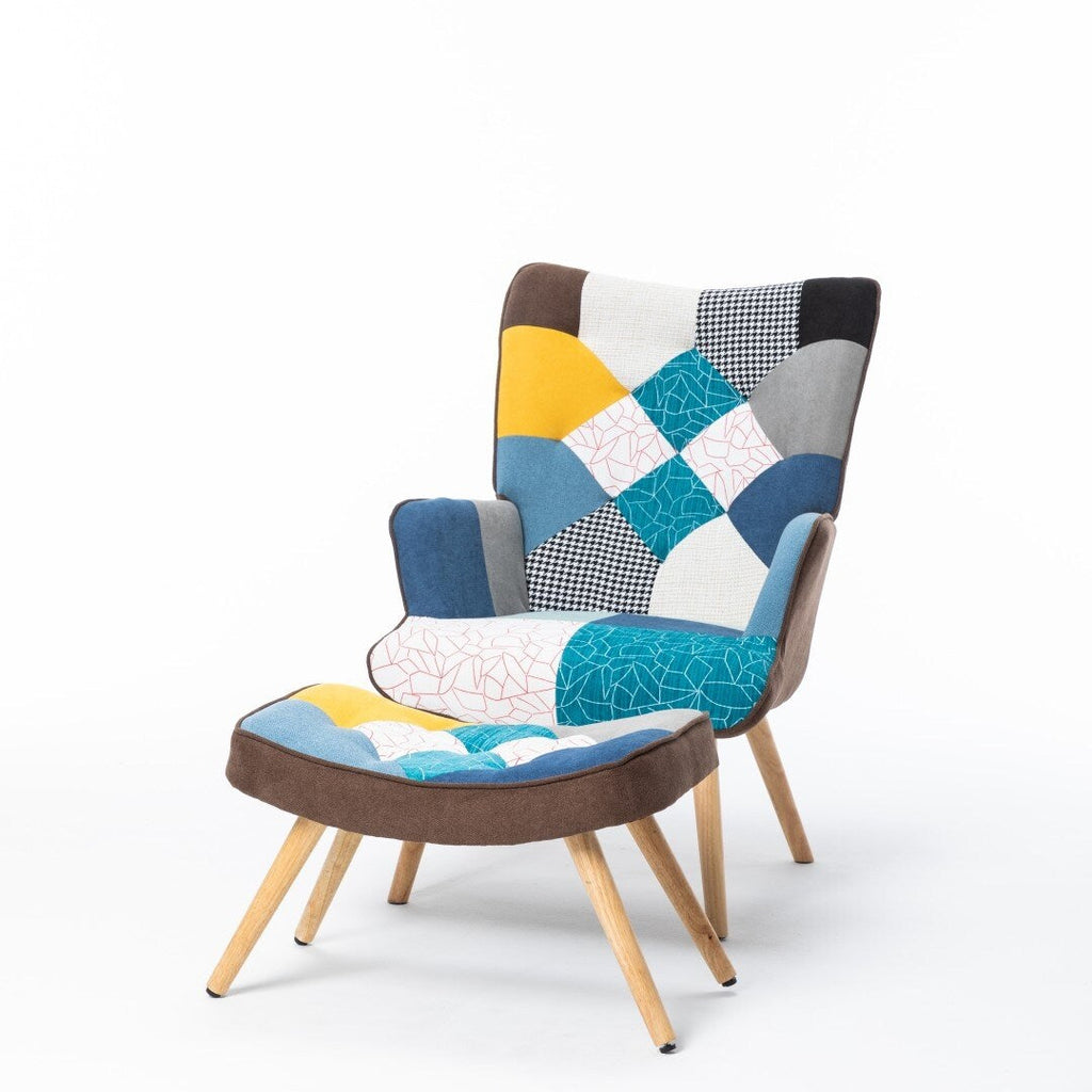 Fauteuil en tissu pour salon studio