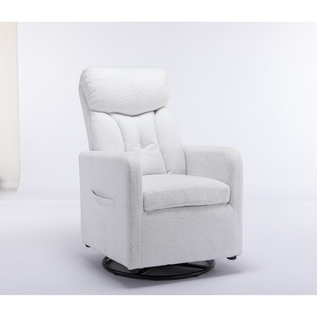 Fauteuil à bascule pivotant en tissu Gilder Chair