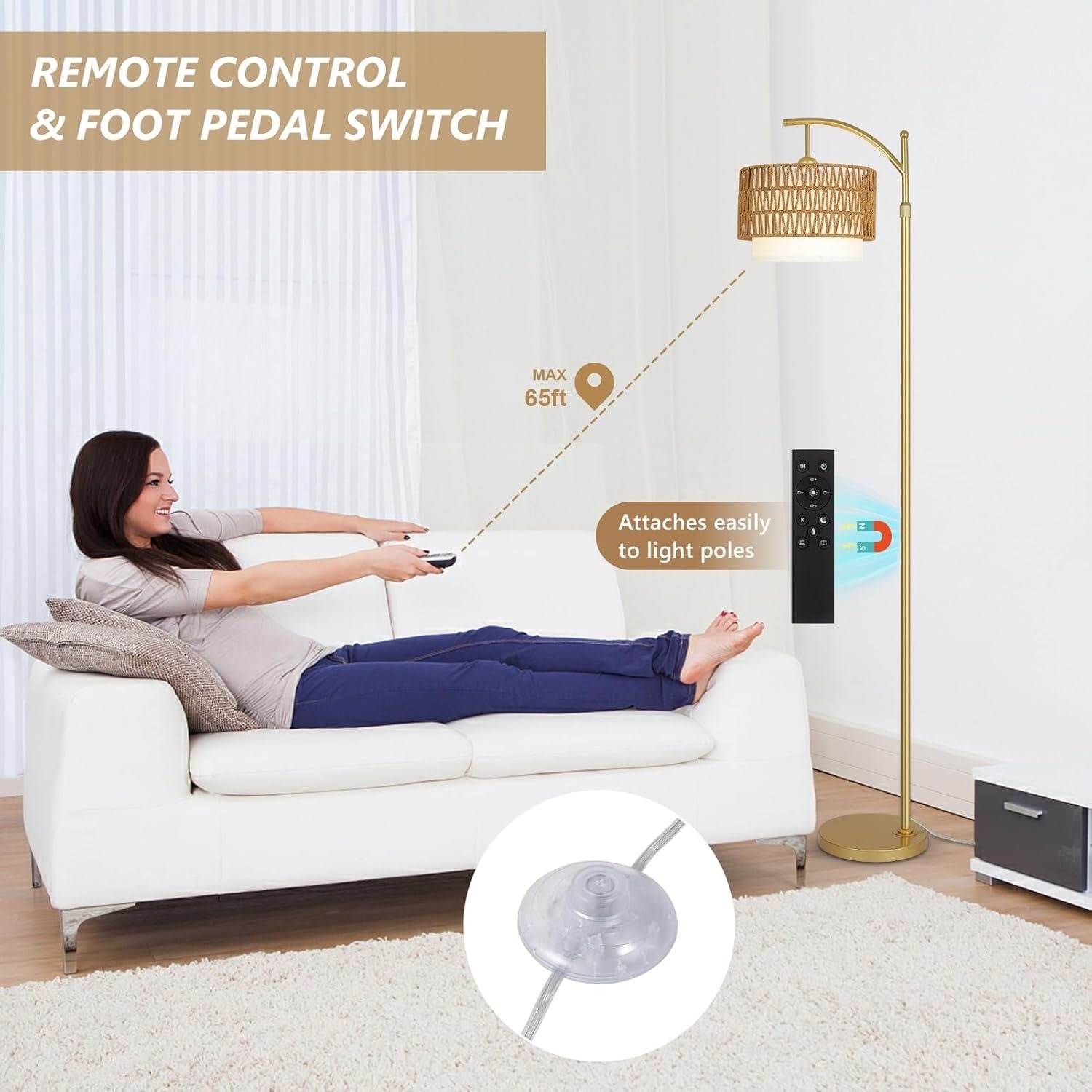 Lampadaires de ferme avec télécommande et ampoule à intensité variable