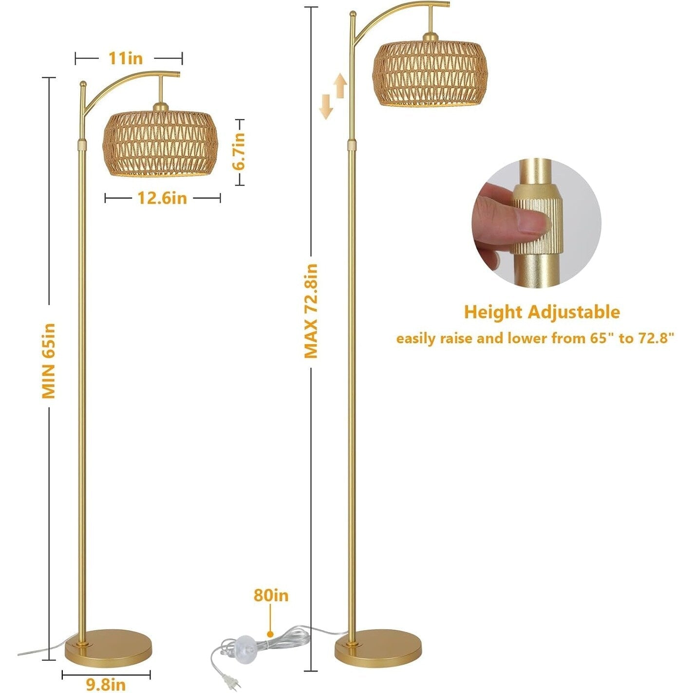 Lampadaires de ferme avec télécommande et ampoule à intensité variable