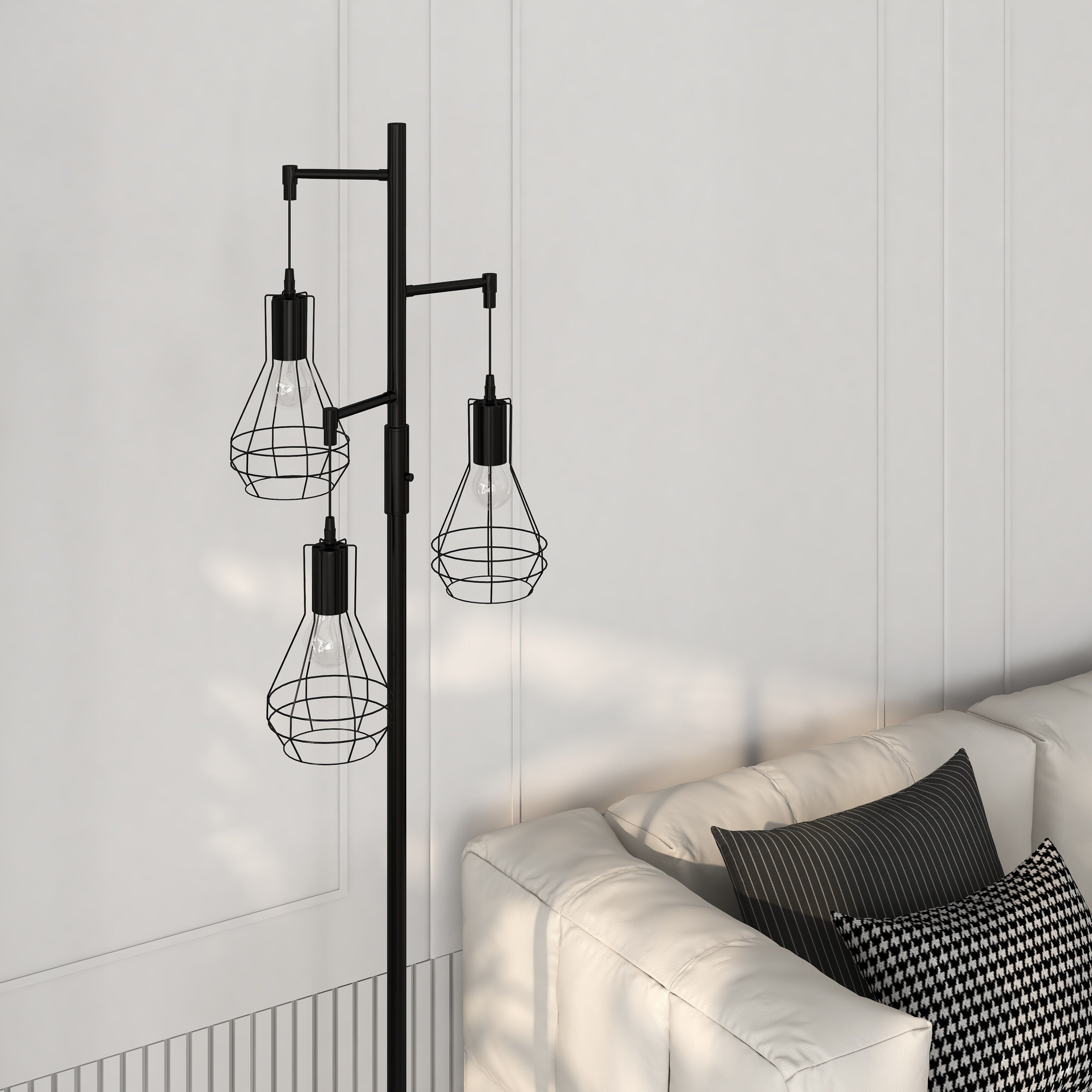 Lampadaire industriel de ferme, lampe haute sur pied pour arbre