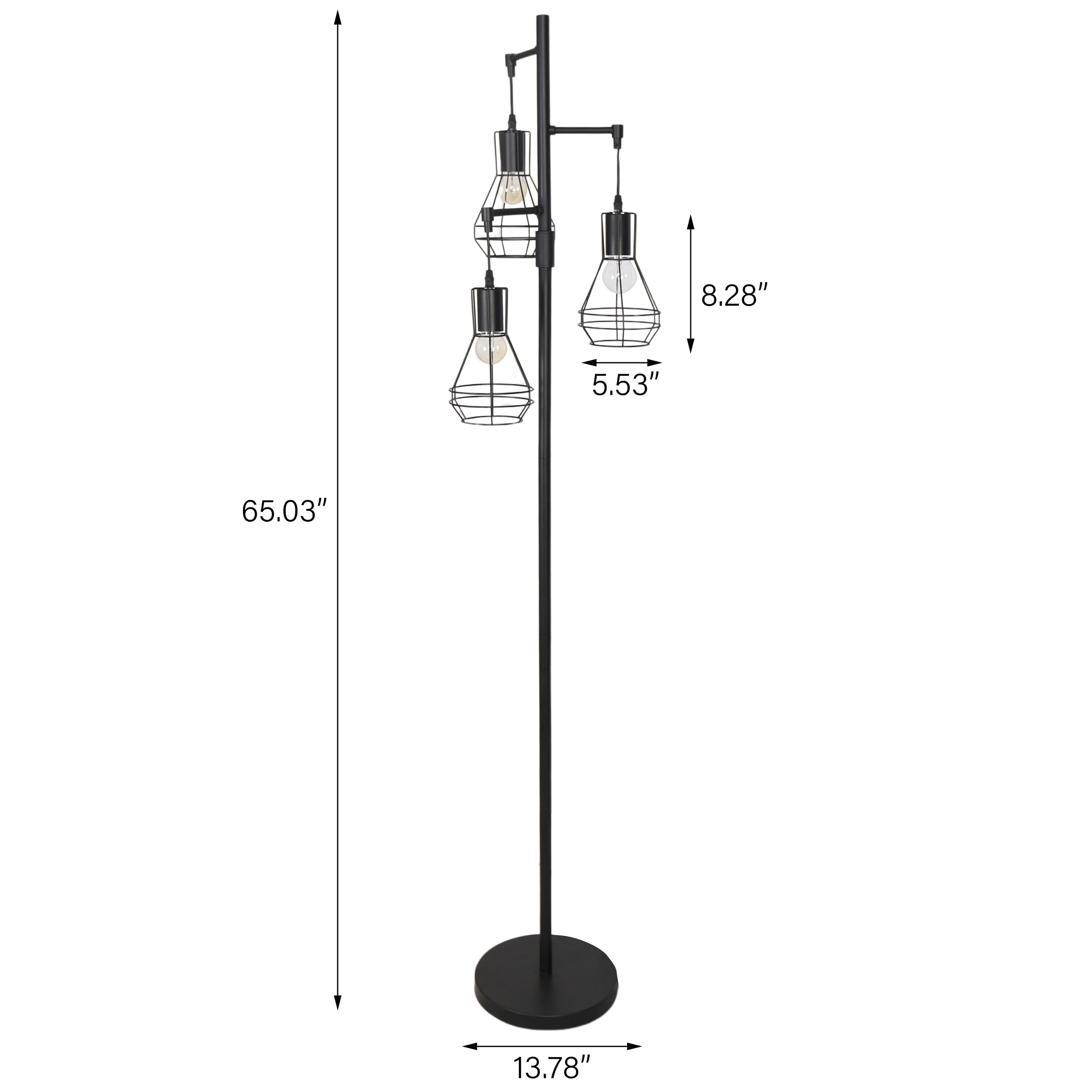 Lampadaire industriel de ferme, lampe haute sur pied pour arbre