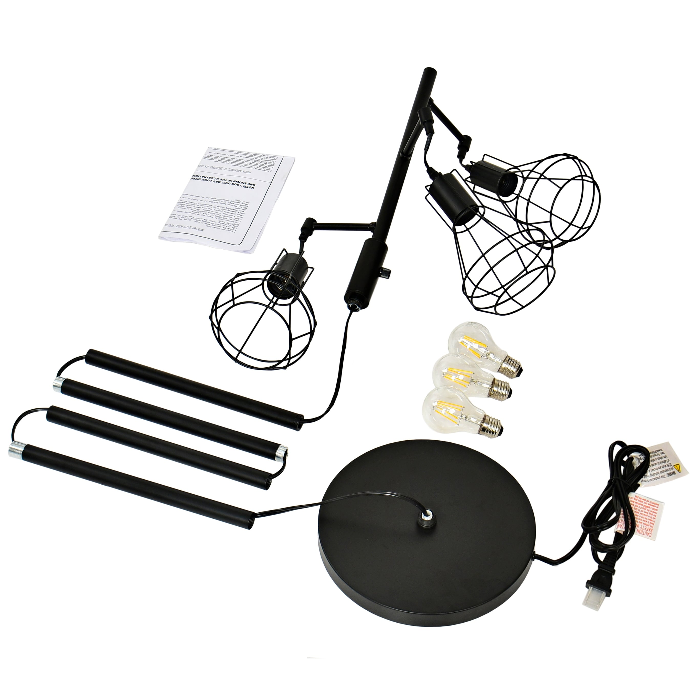 Lampadaire industriel de ferme, lampe haute sur pied pour arbre