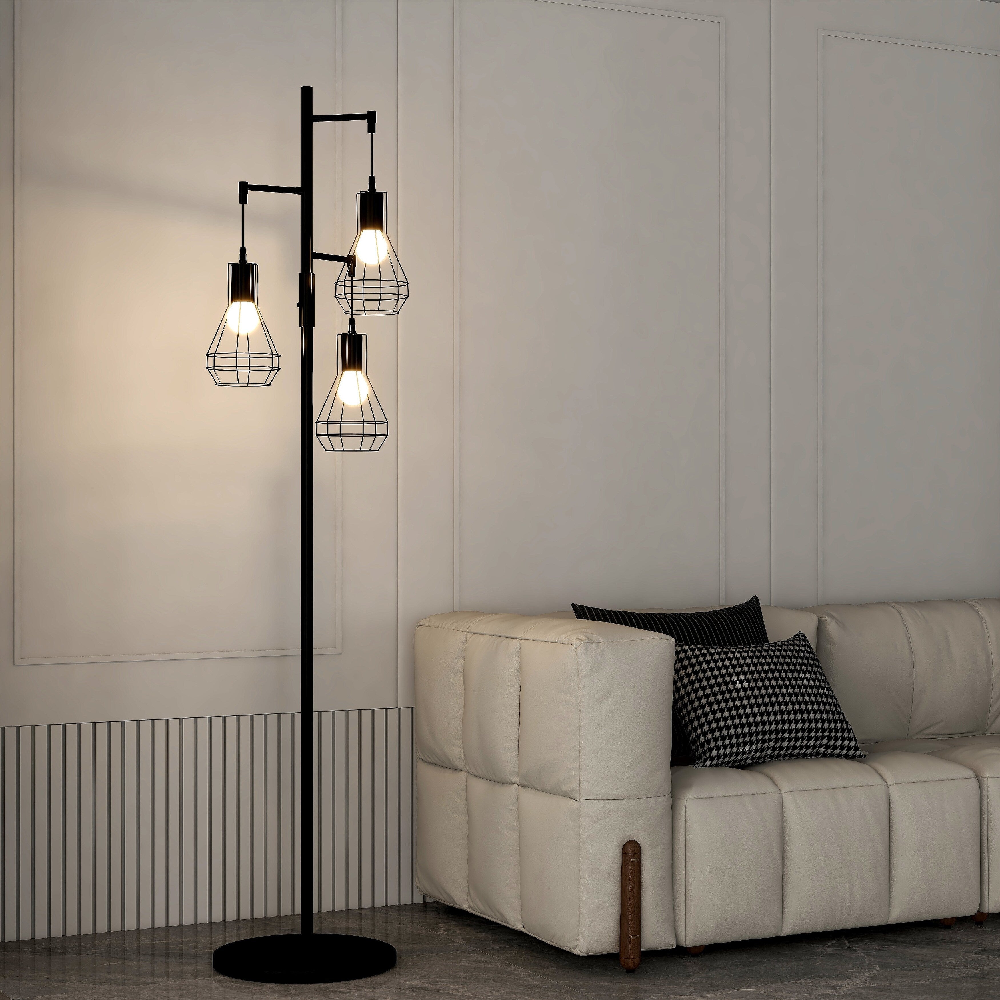 Lampadaire industriel de ferme, lampe haute sur pied pour arbre