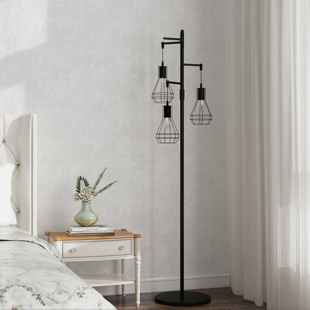 Lampadaire industriel de ferme, lampe haute sur pied pour arbre