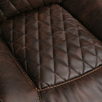 Fauteuil inclinable électrique en cuir Ebello avec repose-pieds confortable pour le salon