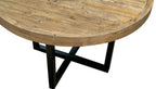 Table ronde Jersey 1.2 en chêne héritage 