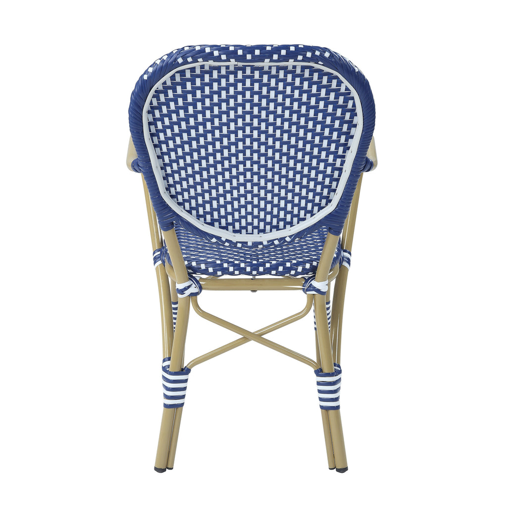 Ensemble bistro d'extérieur en aluminium 3 pièces Courtnie French Country par Furniture of America