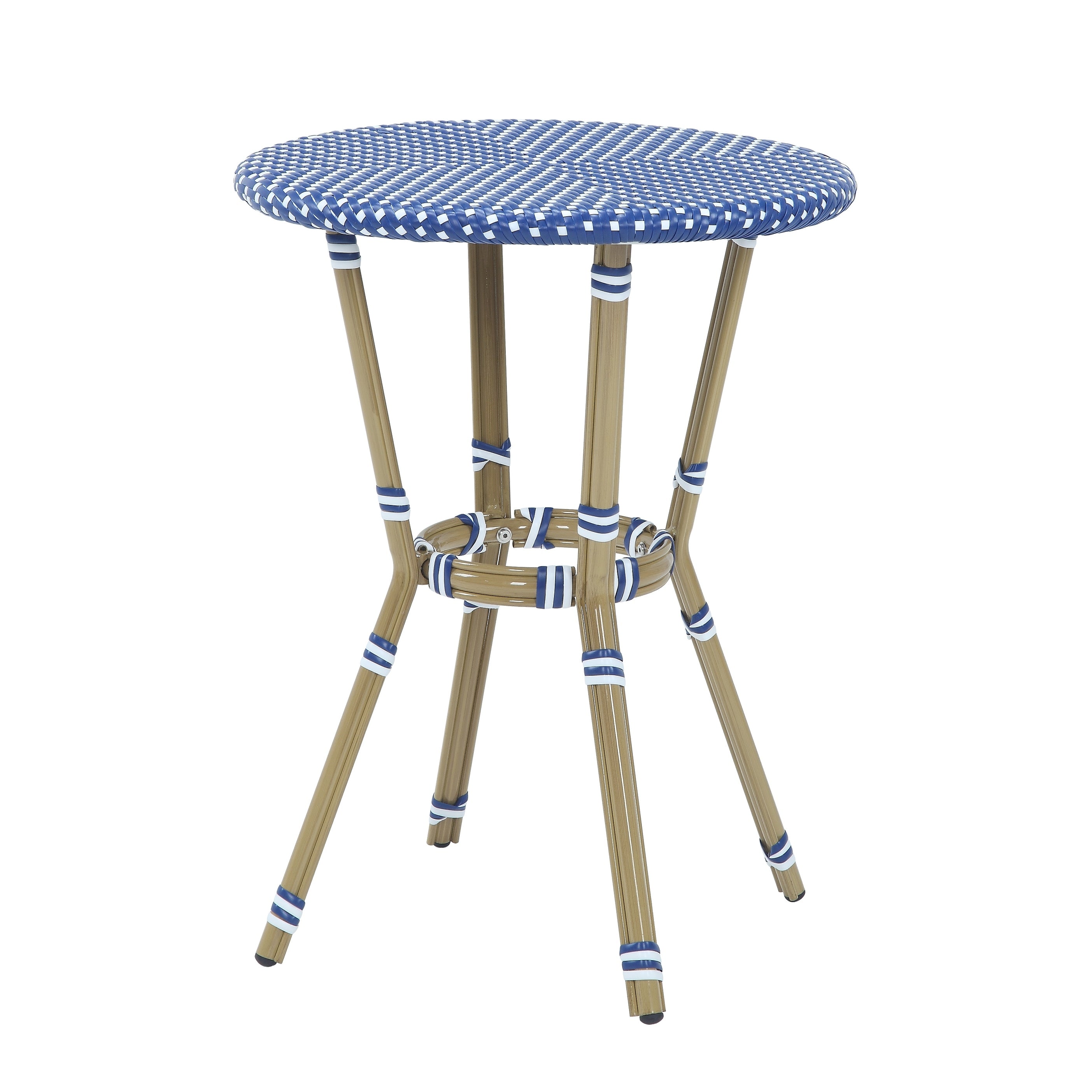 Ensemble bistro d'extérieur en aluminium 3 pièces Courtnie French Country par Furniture of America