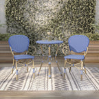 Ensemble bistro d'extérieur en aluminium 3 pièces Courtnie French Country par Furniture of America