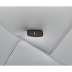 Christopher Knight Home - Fauteuil inclinable Alexander Plush en cuir reconstitué avec appui-tête et repose-pieds réglables, pivotant à 360 degrés