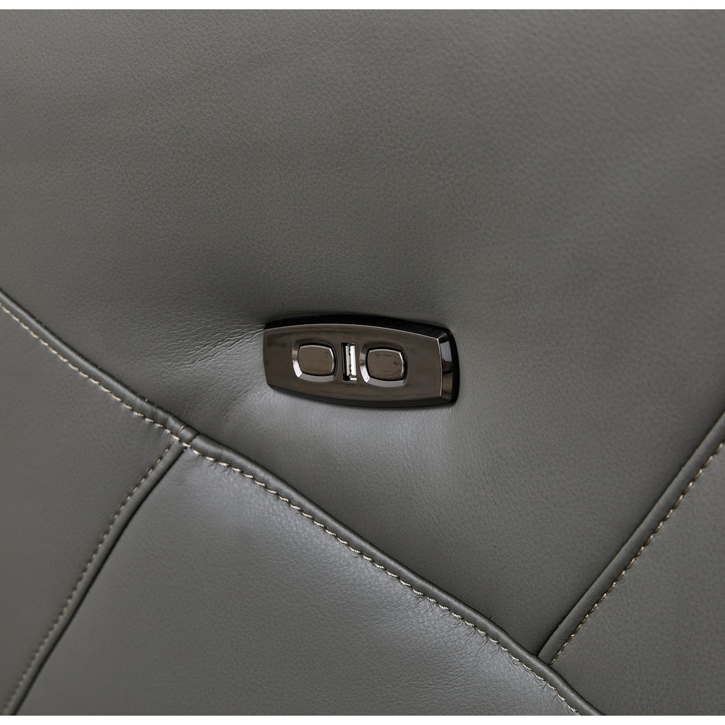 Christopher Knight Home - Fauteuil inclinable Alexander Plush en cuir reconstitué avec appui-tête et repose-pieds réglables, pivotant à 360 degrés