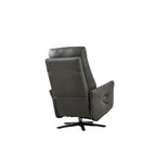 Christopher Knight Home - Fauteuil inclinable Alexander Plush en cuir reconstitué avec appui-tête et repose-pieds réglables, pivotant à 360 degrés